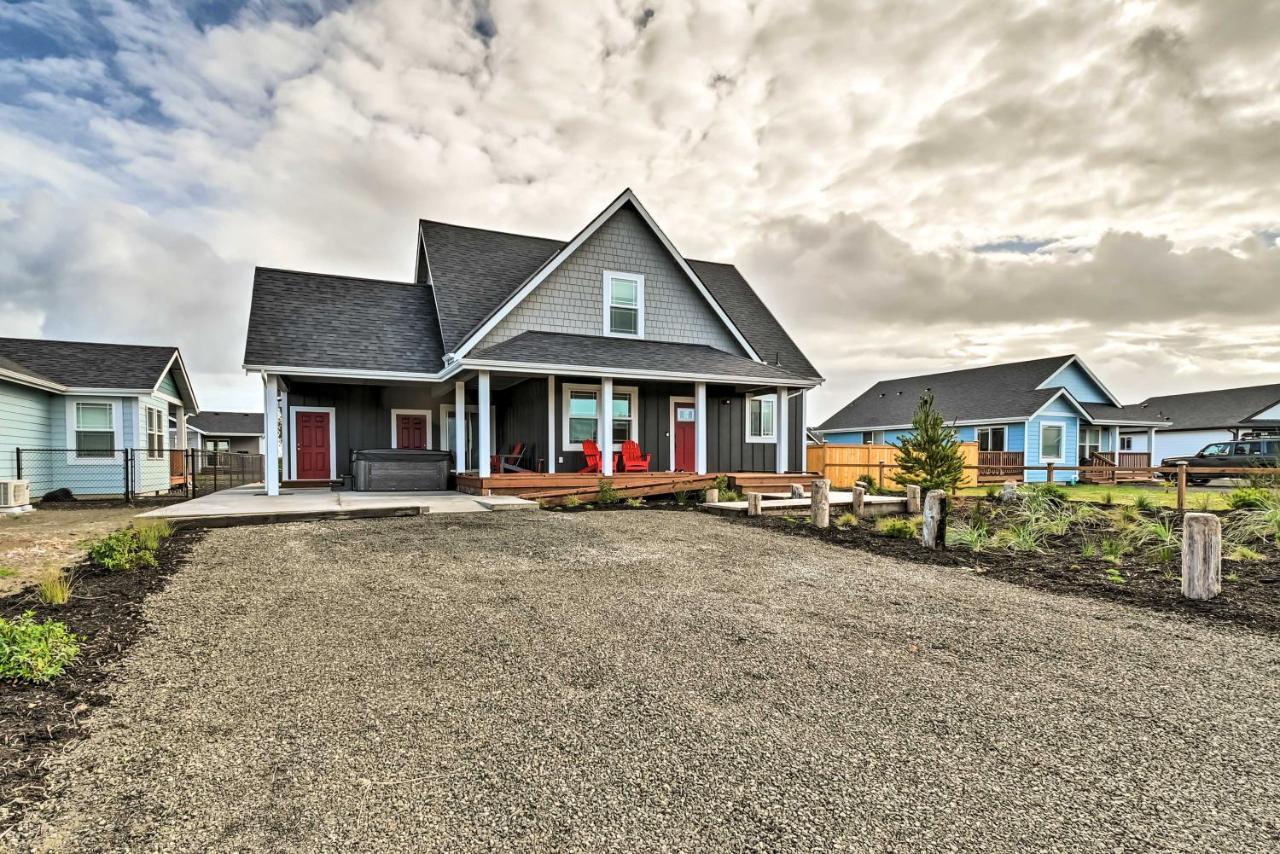 Ocean Shores Getaway With Fireplace And Hot Tub! Ngoại thất bức ảnh