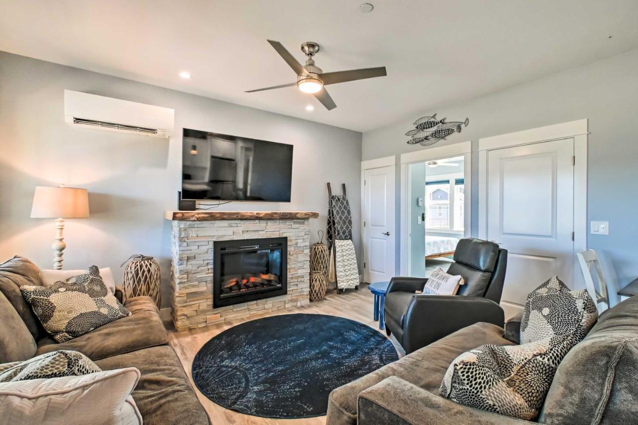 Ocean Shores Getaway With Fireplace And Hot Tub! Ngoại thất bức ảnh