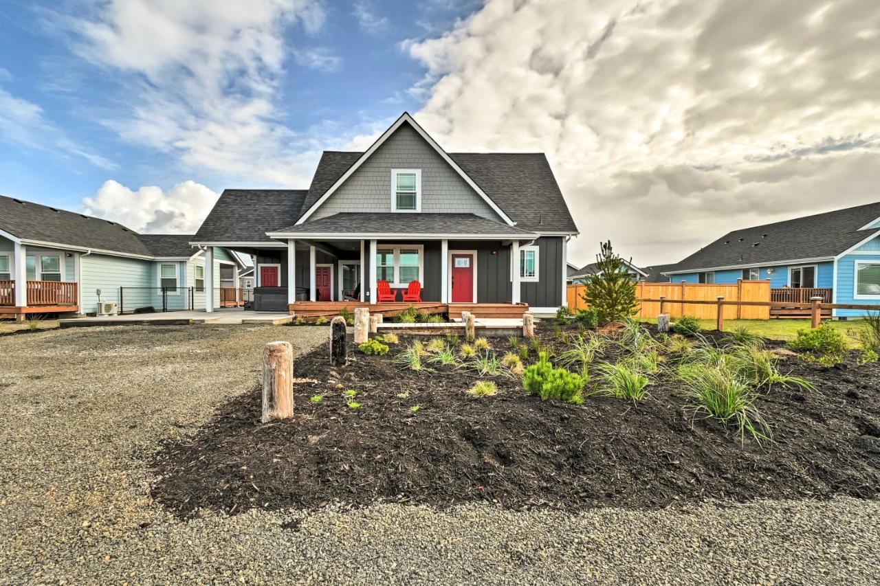 Ocean Shores Getaway With Fireplace And Hot Tub! Ngoại thất bức ảnh