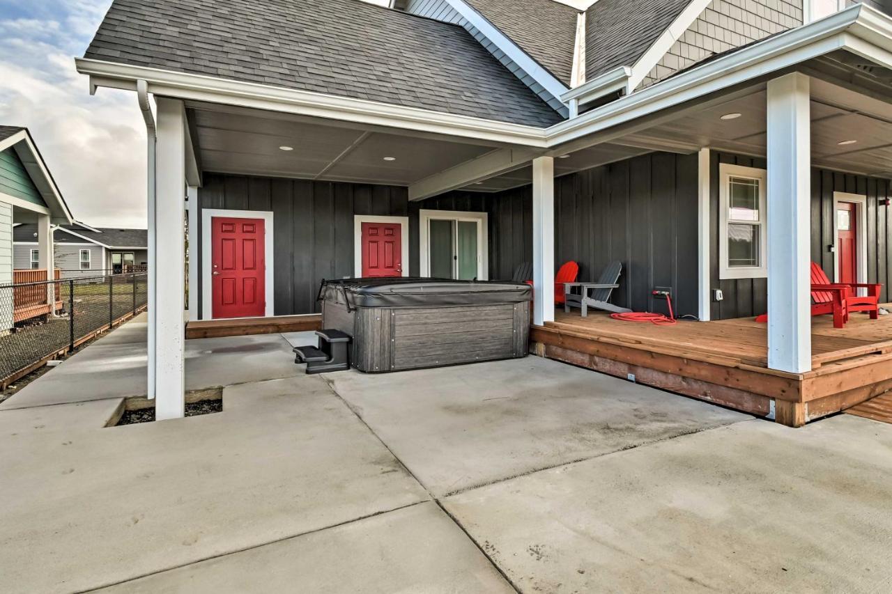 Ocean Shores Getaway With Fireplace And Hot Tub! Ngoại thất bức ảnh